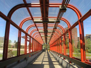 Lincoln fields pedestrian overpass